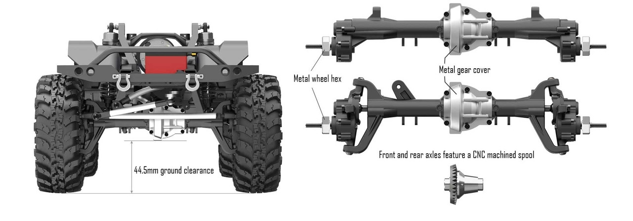 REDCAT GEN8 ロッククローラー　1/10 Redcat Gen8 International Scout II 1/10 4WD RTR Scale Rock