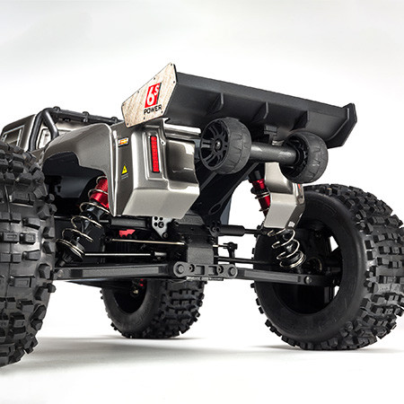 Arrma Outcast 6S BLX Brushless RTR Monster Stunt Truck (Silver