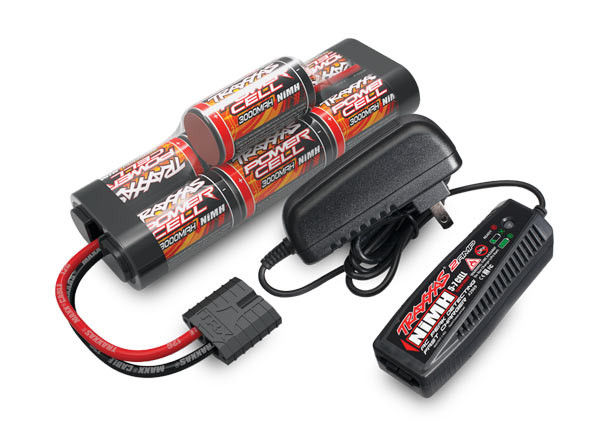 Traxxas 8.4V 3000mAh 7-Cell Battery and Charger Pack - BeachRC.com