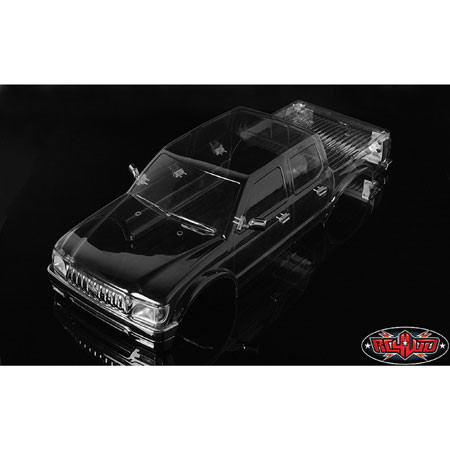 RC4WD 2001 Toyota Tacoma 4 Door Lexan Crawler Body (Clear) (313mm