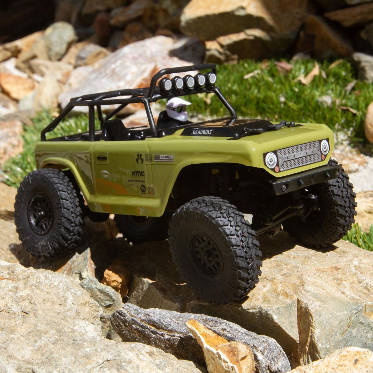 Axial 1/24 SCX24 Deadbolt RTR Scale Mini Crawler (Green) w/2.4GHz