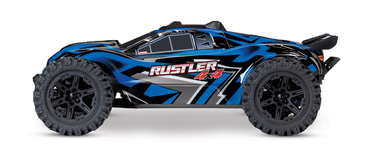 traxxas rustler blue