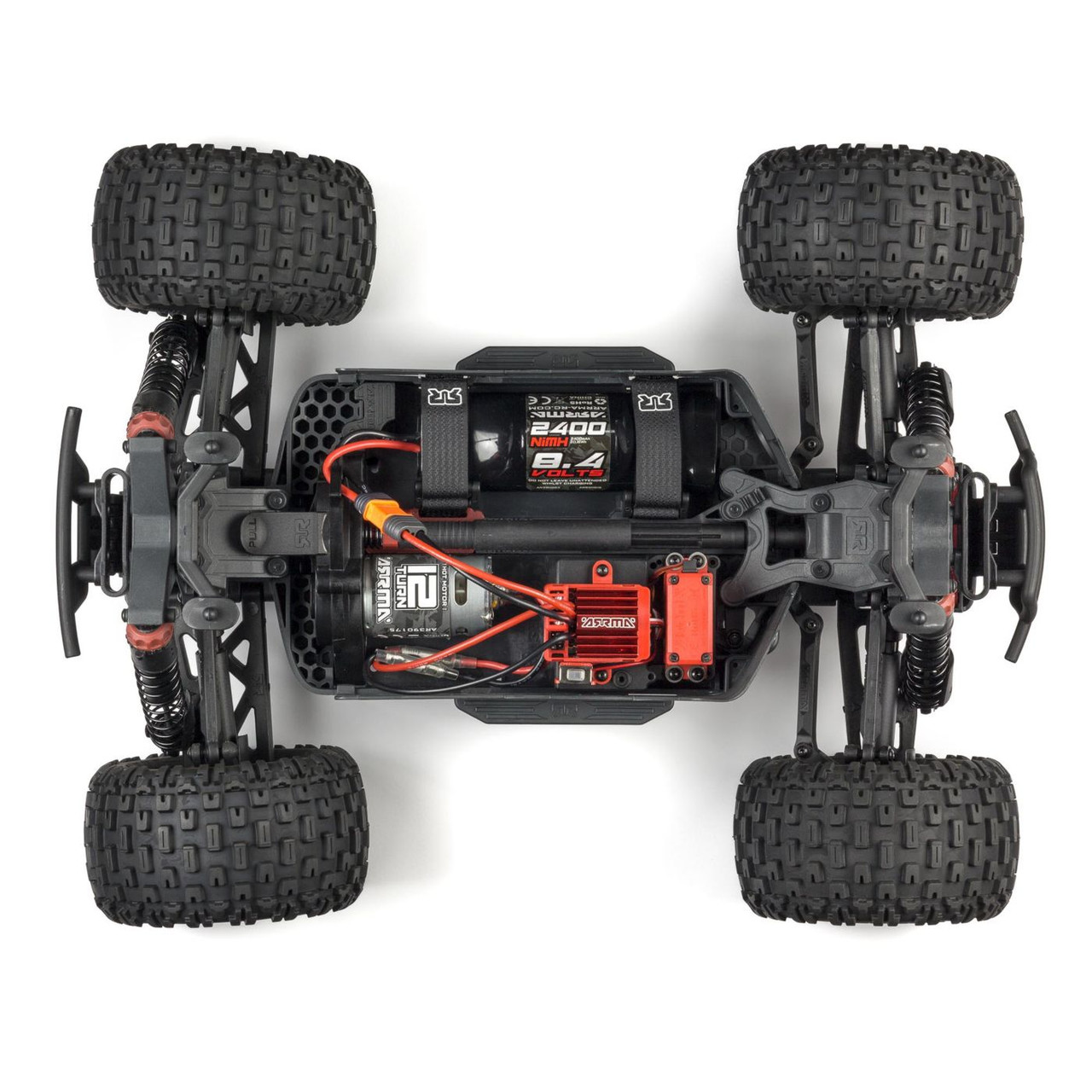 Arrma Granite 4x4 Mega Monster Truck RTR (Red/Black) w/Spektrum