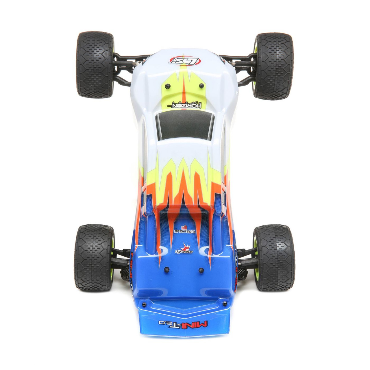 Losi 1/18 Mini-T 2.0 2WD Stadium Truck RTR (Blue/White) - BeachRC.com