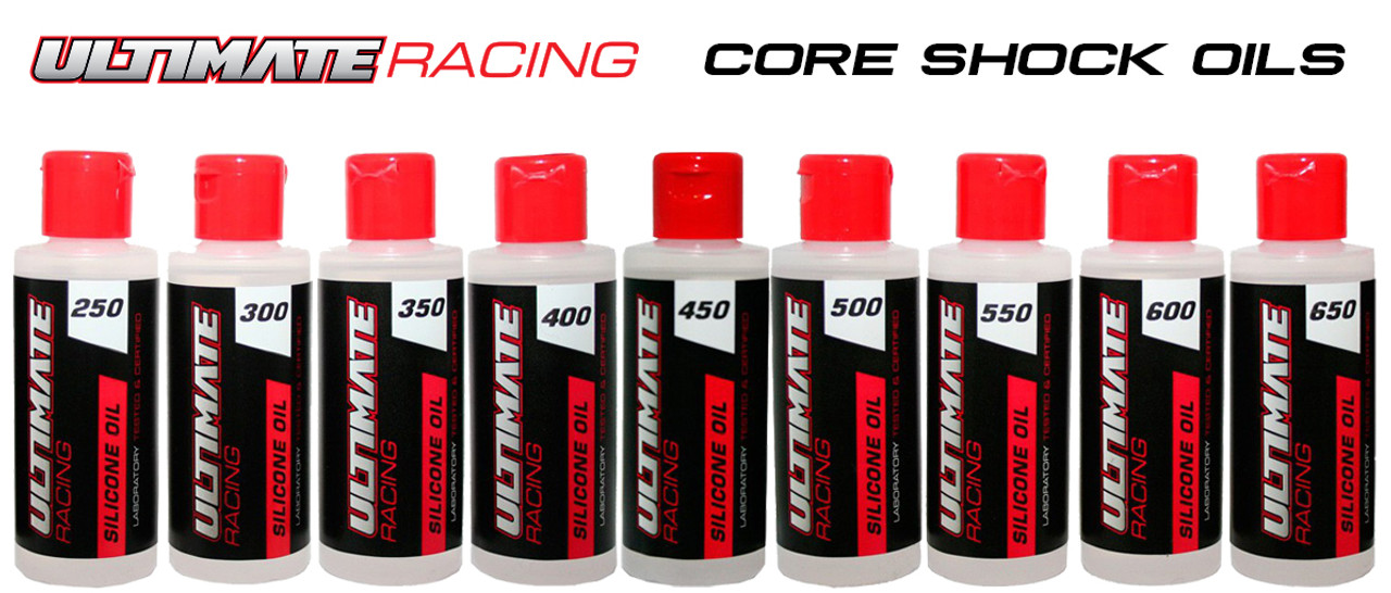 Ultimate Racing Core Shock Oil Set (250 - 650) (9pcs) (UR250650), RC Shock  Oil