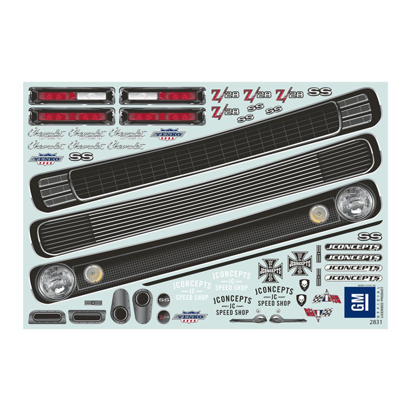 JConcepts 1967 Chevy Camaro Street Eliminator Body - BeachRC.com