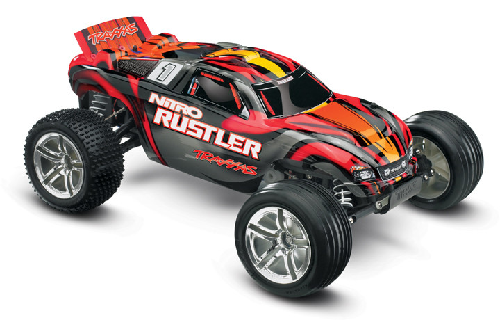 専用　2セット Traxxas Nitro Rustler 1/10 RTR Stadium Truck (RED) - BeachRC.com