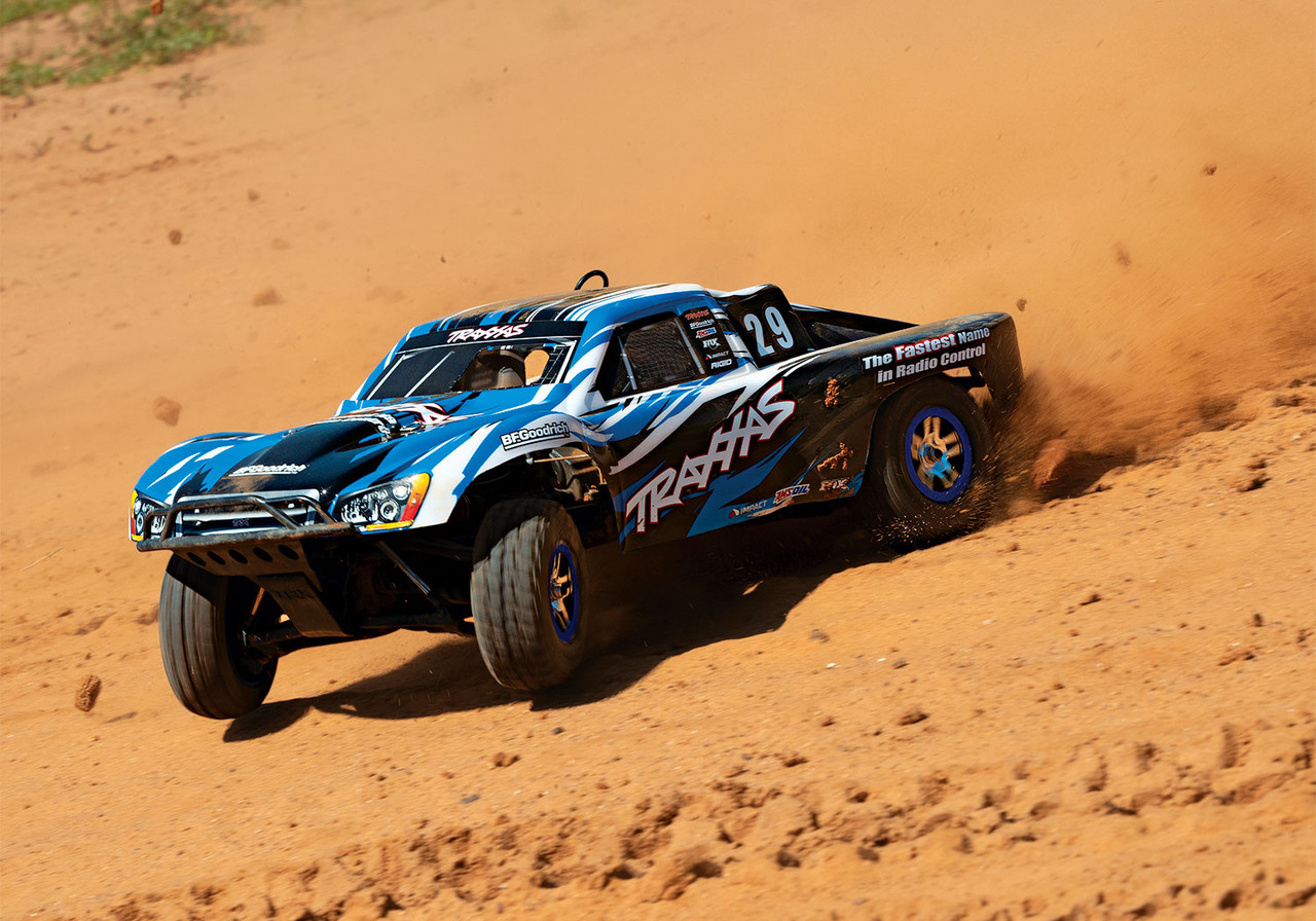 Traxxas Slayer Pro 4WD RTR Nitro Short Course Truck (Blue) w/TQi