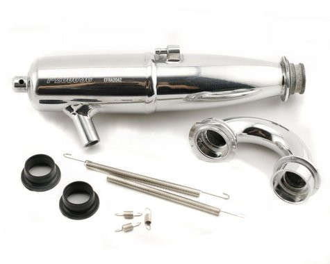 O.S. T-2060SC WN One Piece Tuned Pipe With Manifold (Welded Nipple