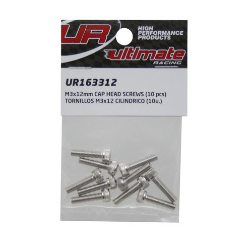 HPI Racing Flachkopfschrauben M3x12mm – 10 Stück, Hochwertige Modellbau-Schrauben
