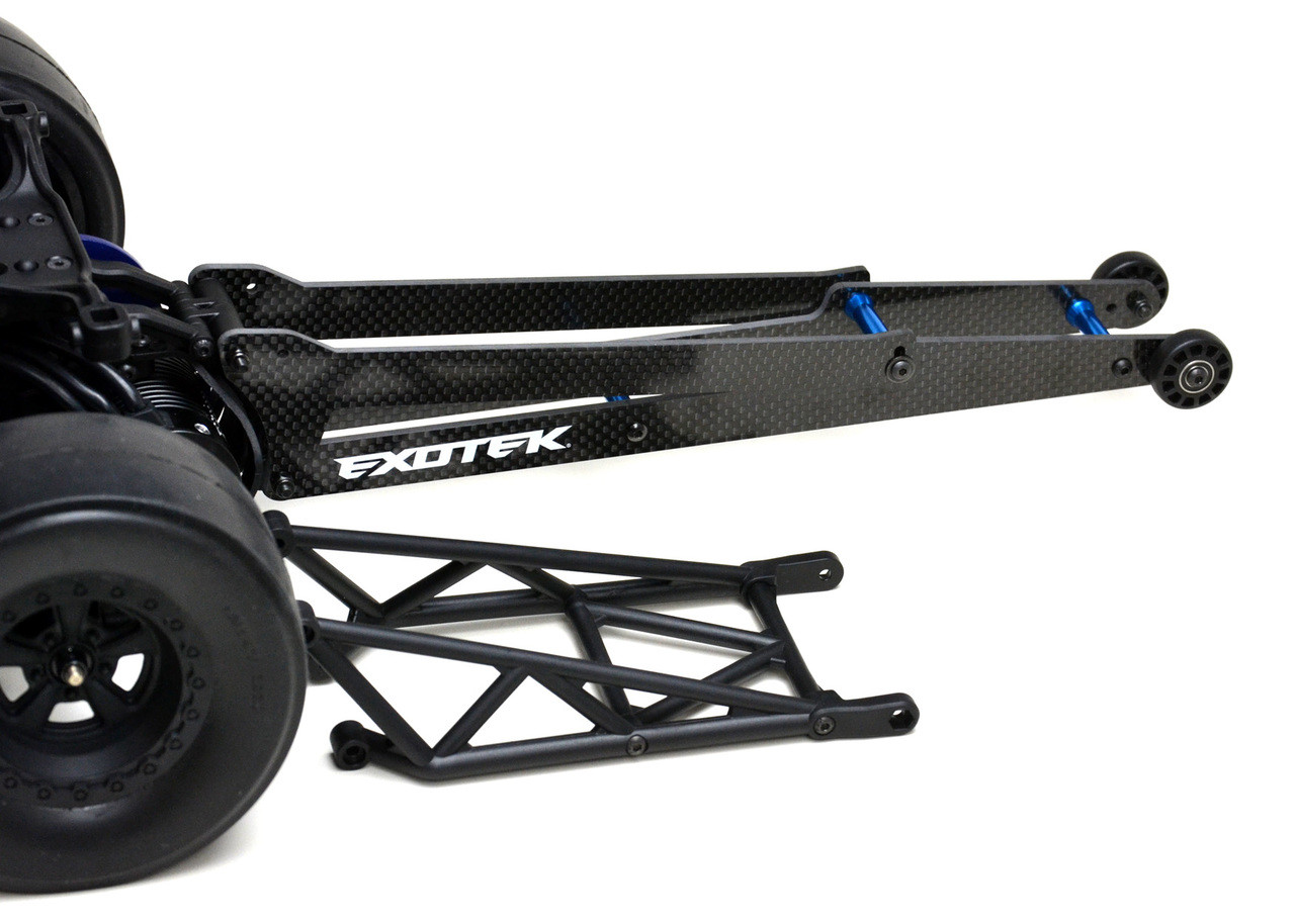 と。 Exotek DR10 Adjustable Wheelie Bar Set - BeachRC.com