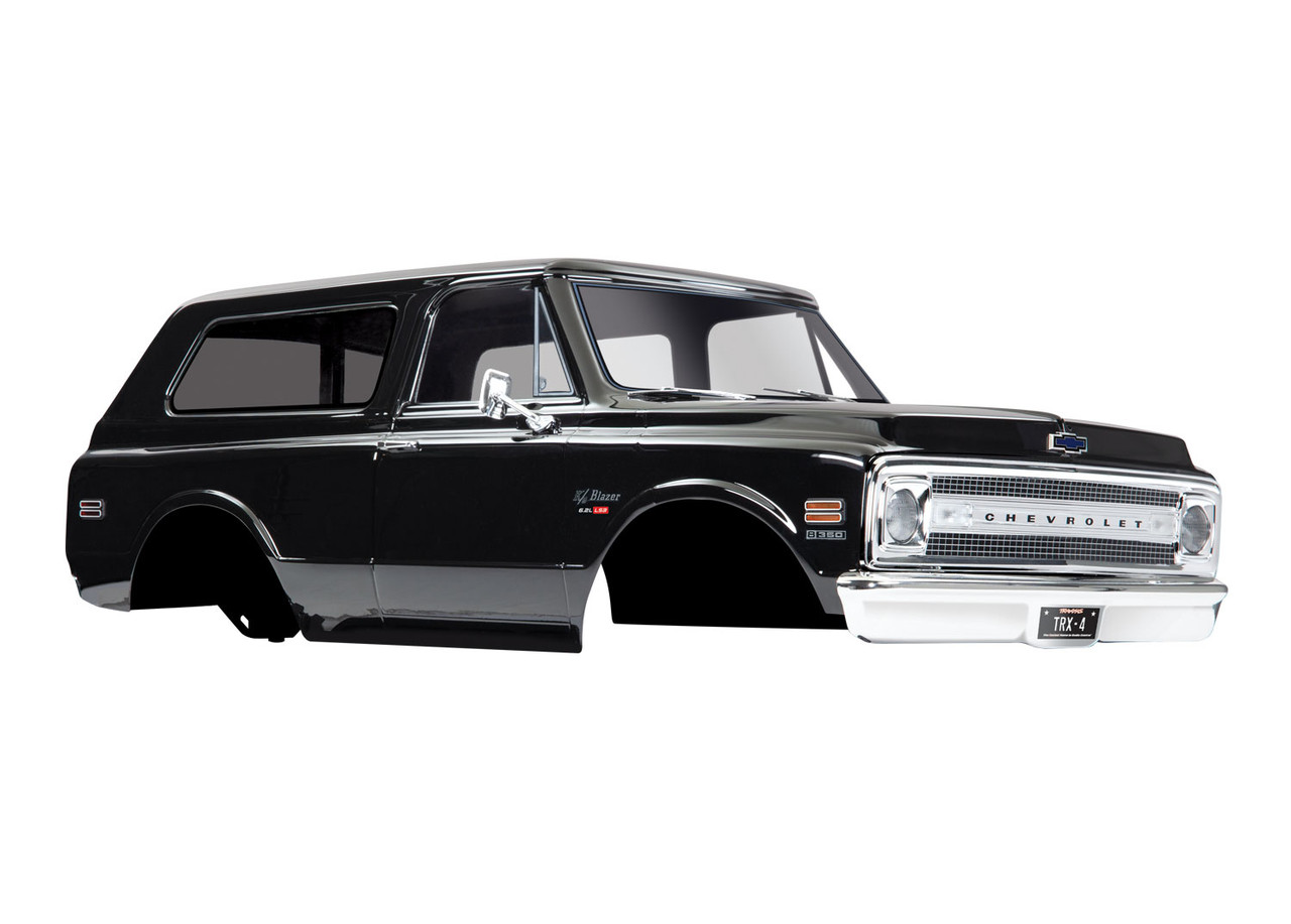 Traxxas Chevrolet Blazer 1969 Complete Body Set (Black) - BeachRC.com