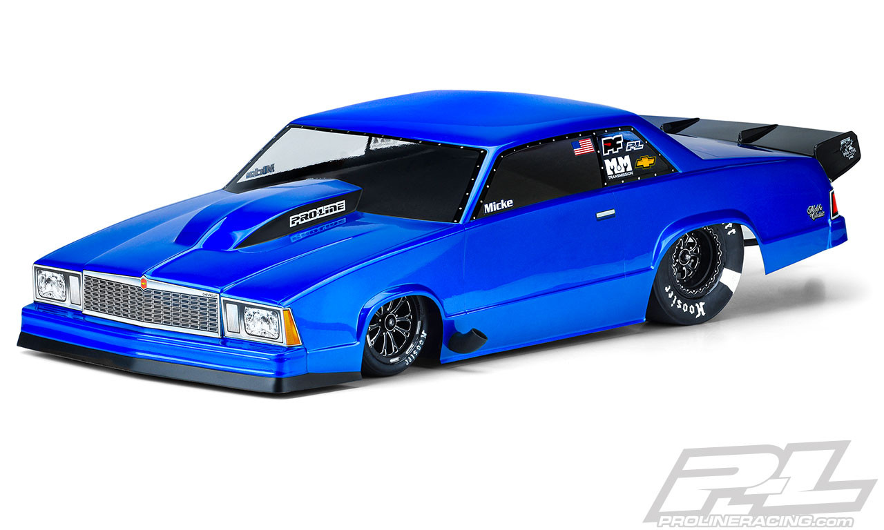 malive Pro-Line 1978 Chevrolet Malibu No Prep Drag Racing Body (Clear