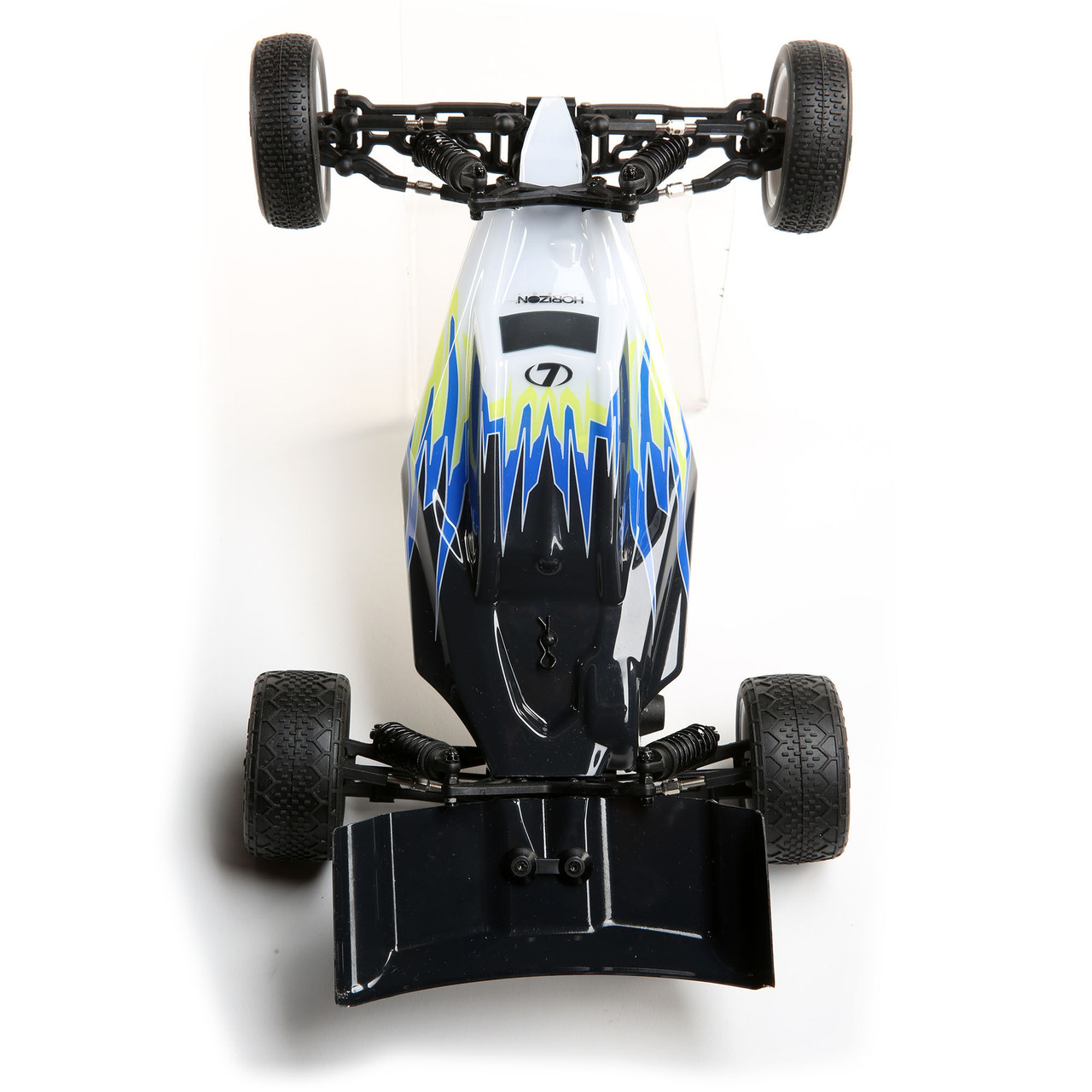 中古・メカ付 Losi 1/16 RC Mini-B 2WD Losi Mini-B 1/16 RTR Brushless 2WD Buggy (Blue) [LOS01024T2