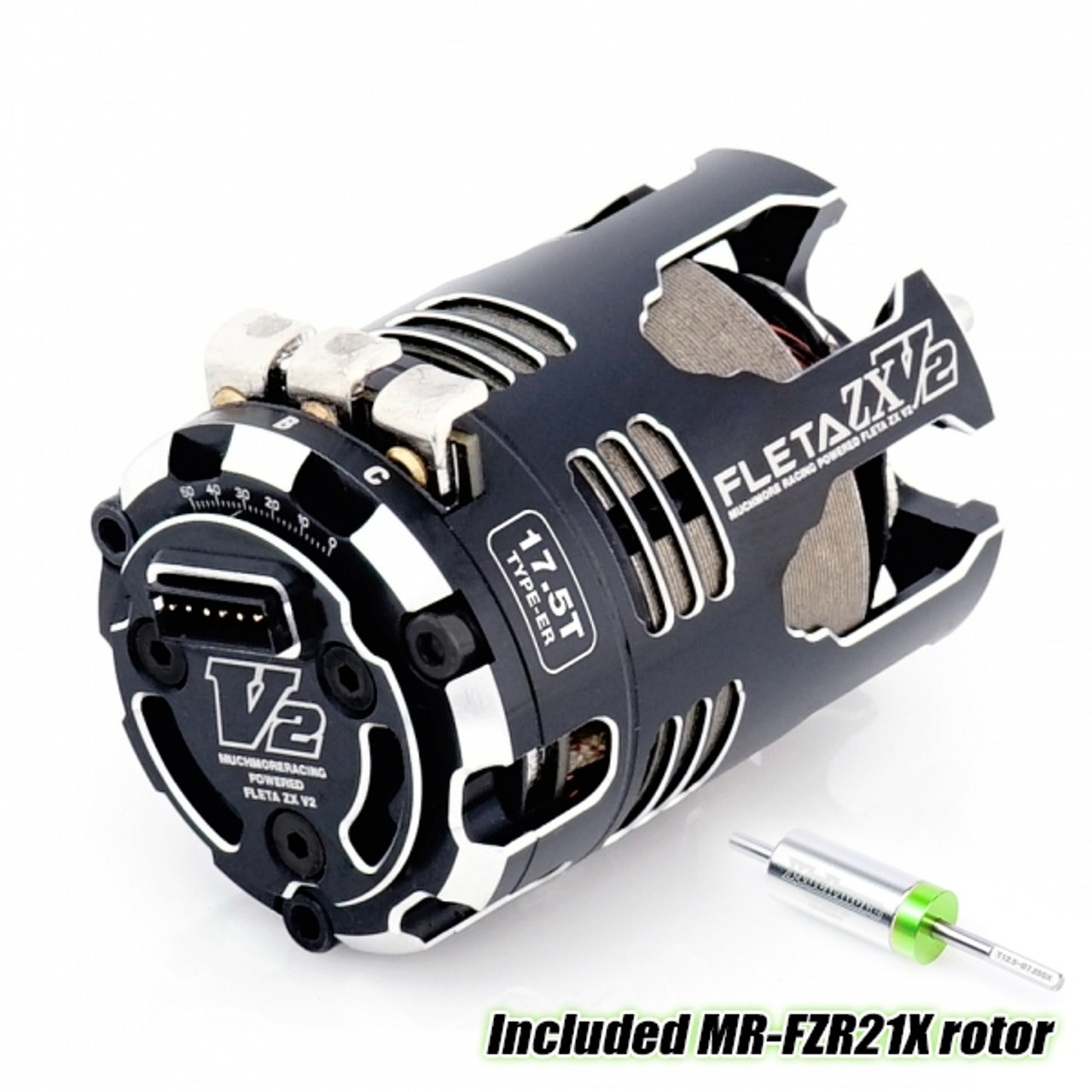 Muchmore FLETA ZX V2 17.5T ER Spec Brushless Motor (tuned by J