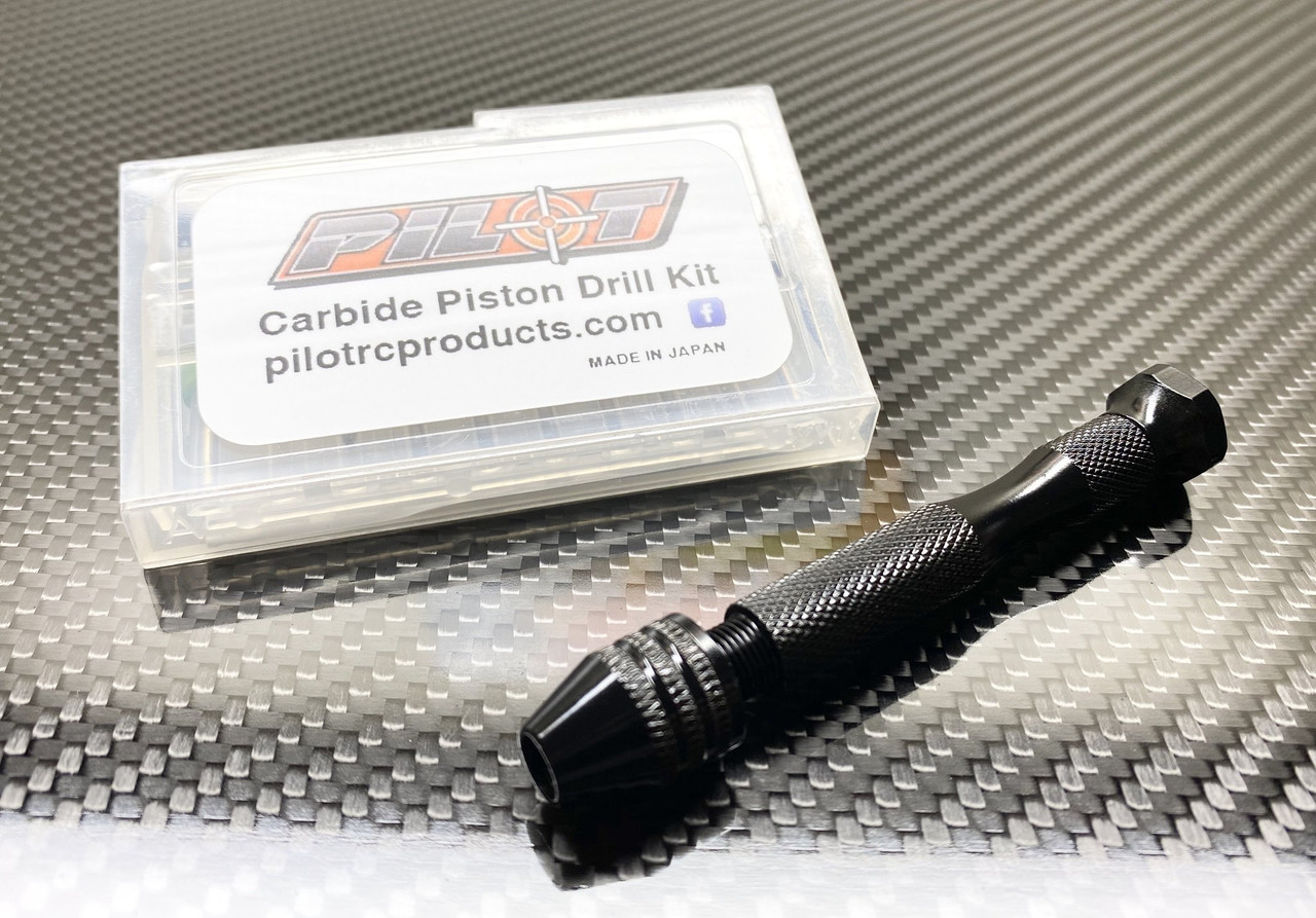 Pilot Piston Drill Set W/ Alum Handle “White Edition” - BeachRC.com