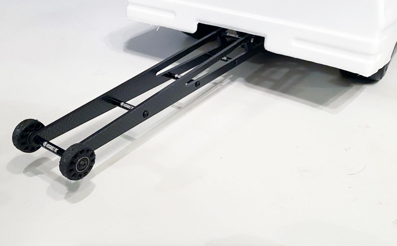 G-Maxx Carbon Fiber Adjustable Wheelie Bar For 1/10 Team Associated DR10 Drag Car