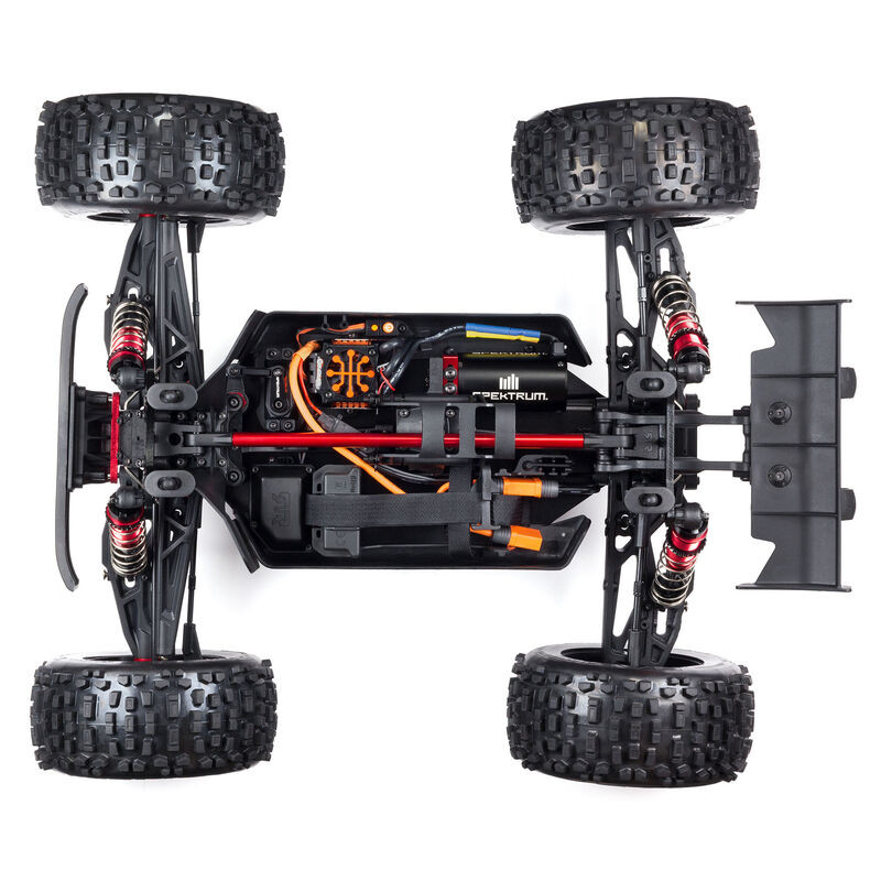 Arrma 1/8 NOTORIOUS 6S V5 4WD BLX Stunt Truck with Spektrum Firma