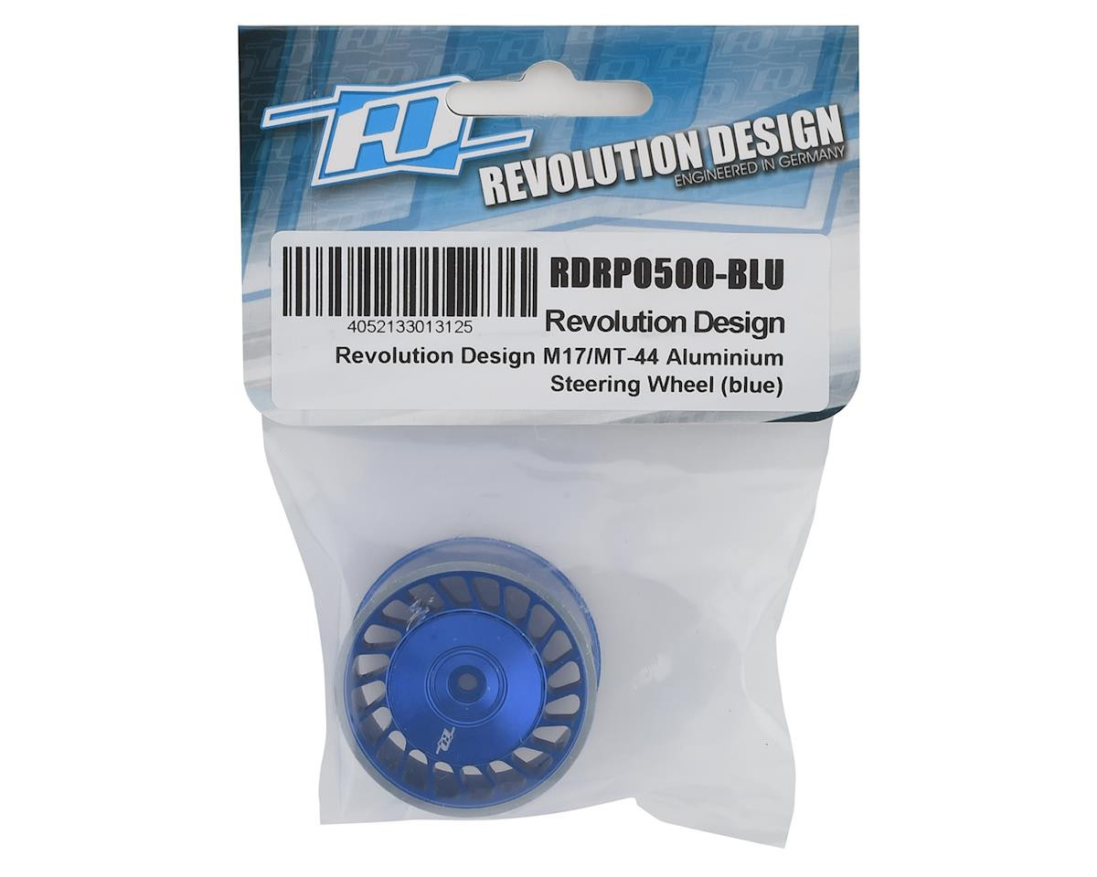 Revolution Design Sanwa M17/MT-44 Aluminum Steering Wheel (Blue