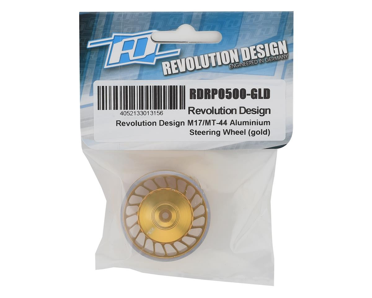 Revolution Design Sanwa M17/MT-44 Aluminum Steering Wheel (Gold