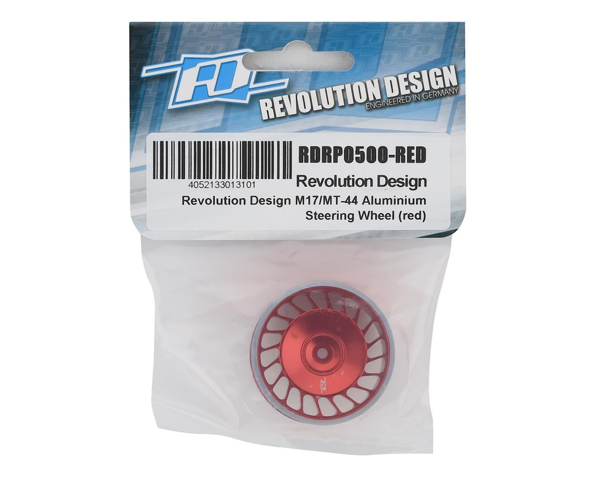 Revolution Design Sanwa M17/MT-44 Aluminum Steering Wheel (Red