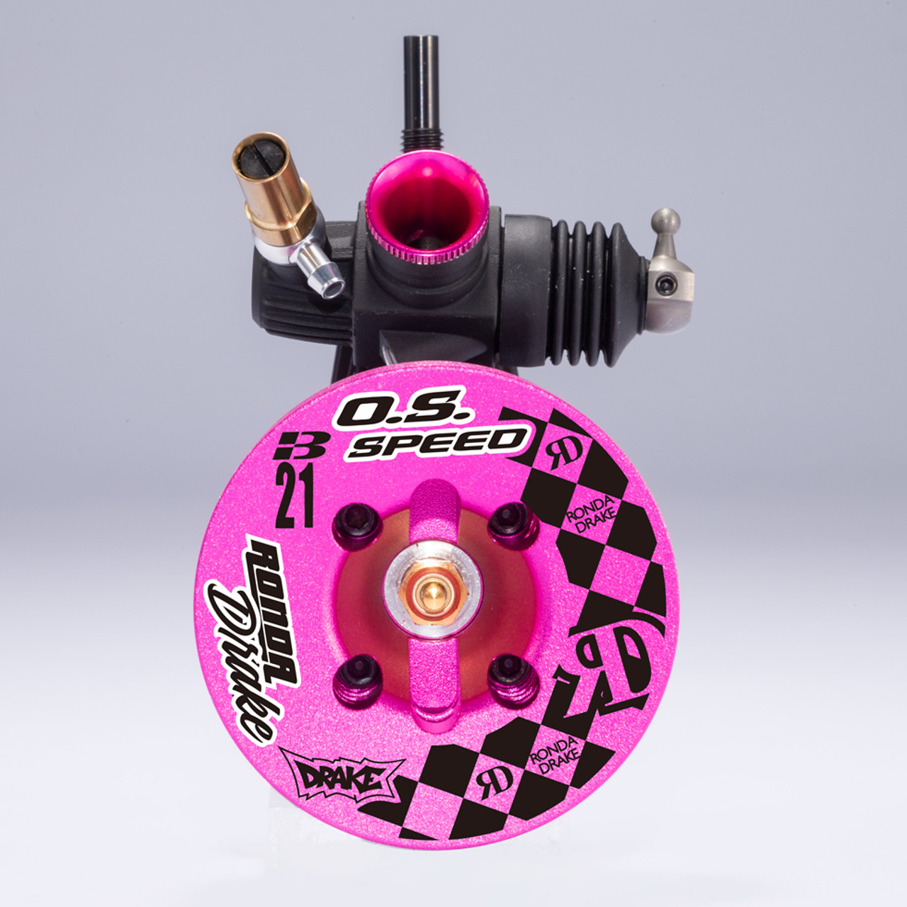 O.S. Speed B21 Ronda Drake Pink Edition Engine (OSMG2087