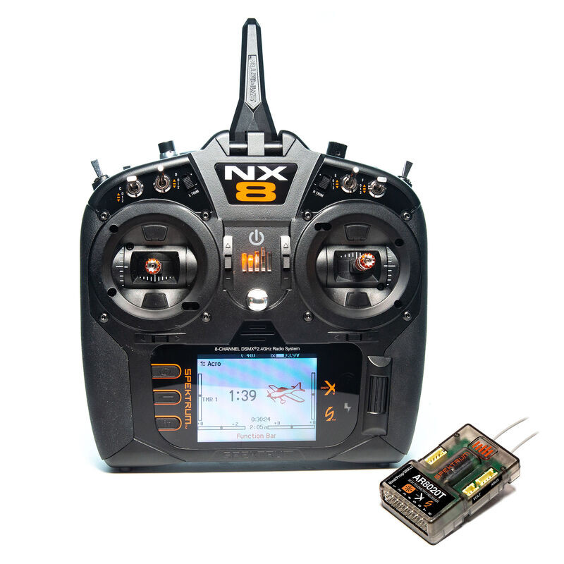 Spektrum RC NX8 8-Channel DSMX Transmitter with AR8020T Telemetry