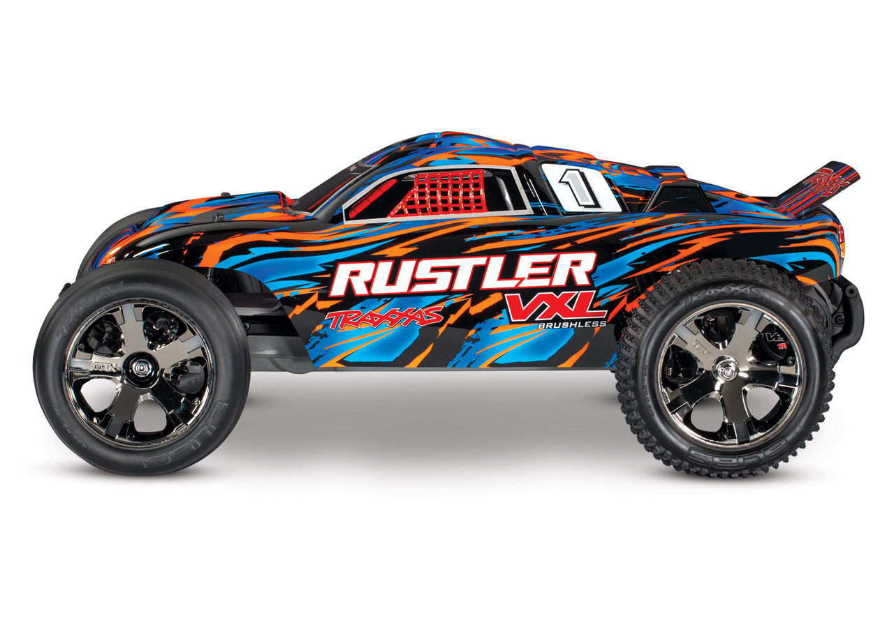 Traxxas Rustler VXL Brushless 1/10 RTR Stadium Truck (OrangeX) w