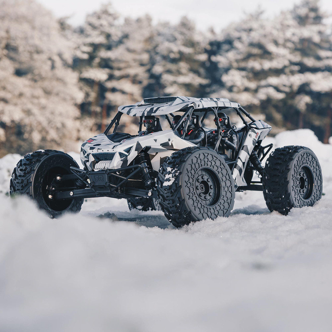 Arrma 1/7 FIRETEAM 6S 4WD BLX Speed Assault Vehicle (RTR) (White