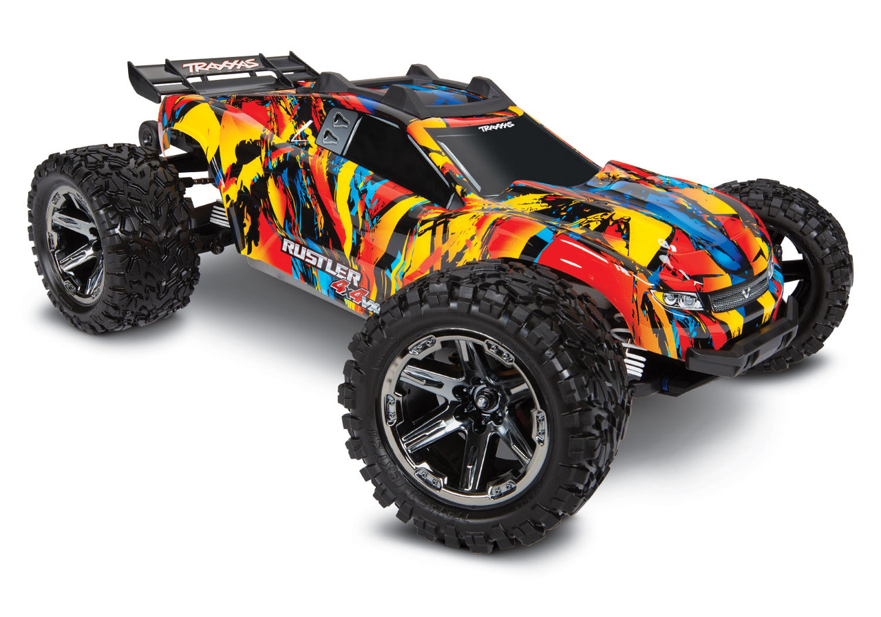 Traxxas RUSTLER 4X4 VXL ラジコン Traxxas Rustler 4X4 VXL Brushless RTR 1/10 4WD | Elevation