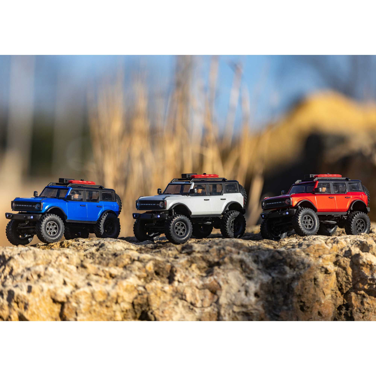Axial 1/24 SCX24 2021 Ford Bronco 4WD Truck Brushed RTR (Blue