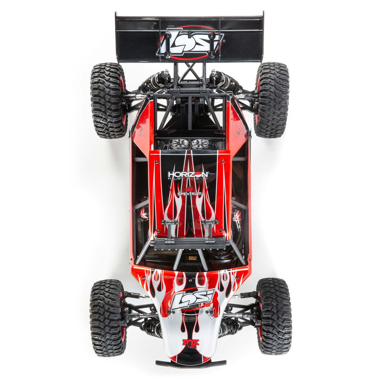 LOSI Wing Fox Zwart Voor DBXL-E 2.0 - LOS250055 Originele RC Auto Onderdelen