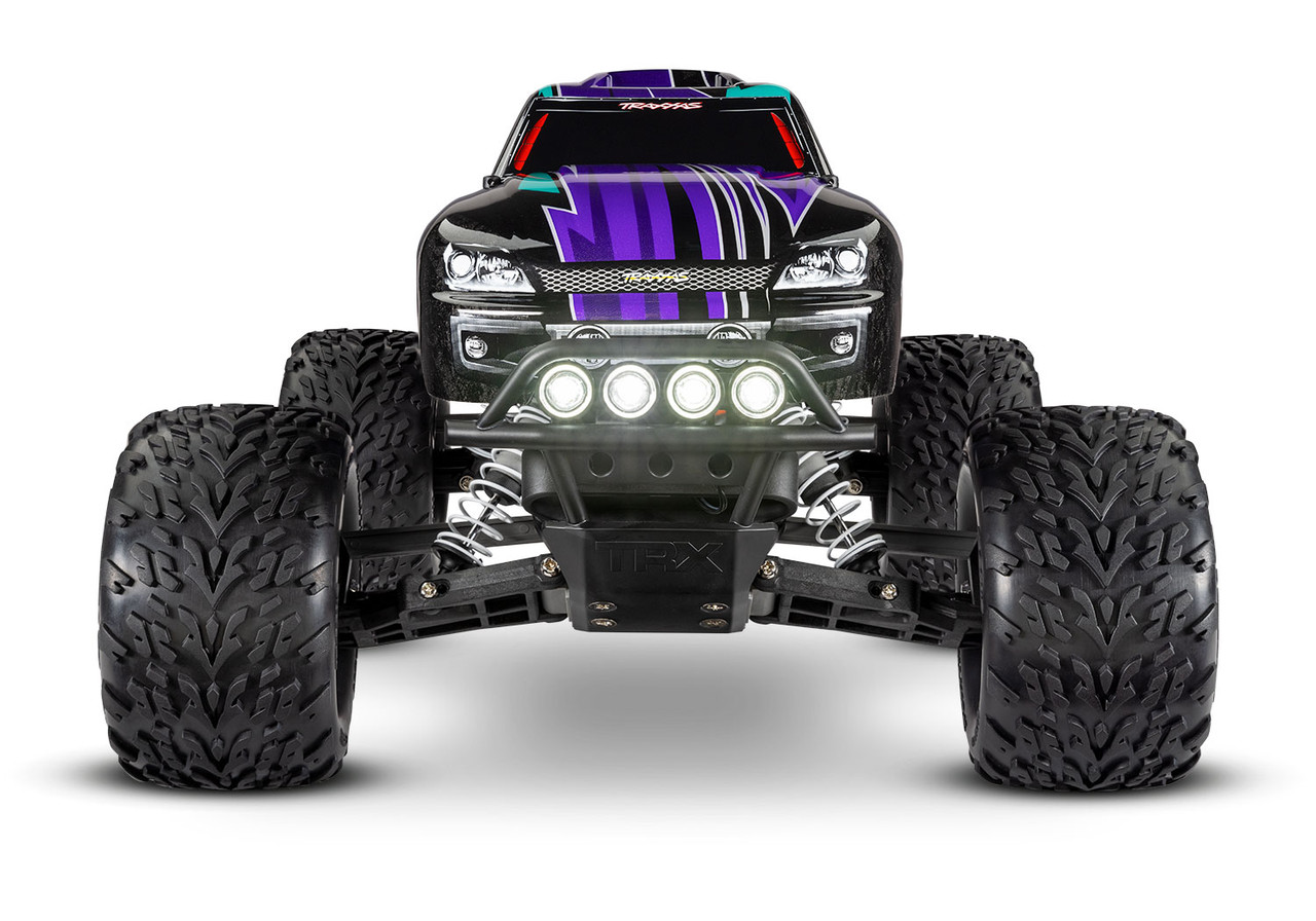 S Traxxas Stampede 1/10 Scale Monster Truck (Purple) (LED Lights