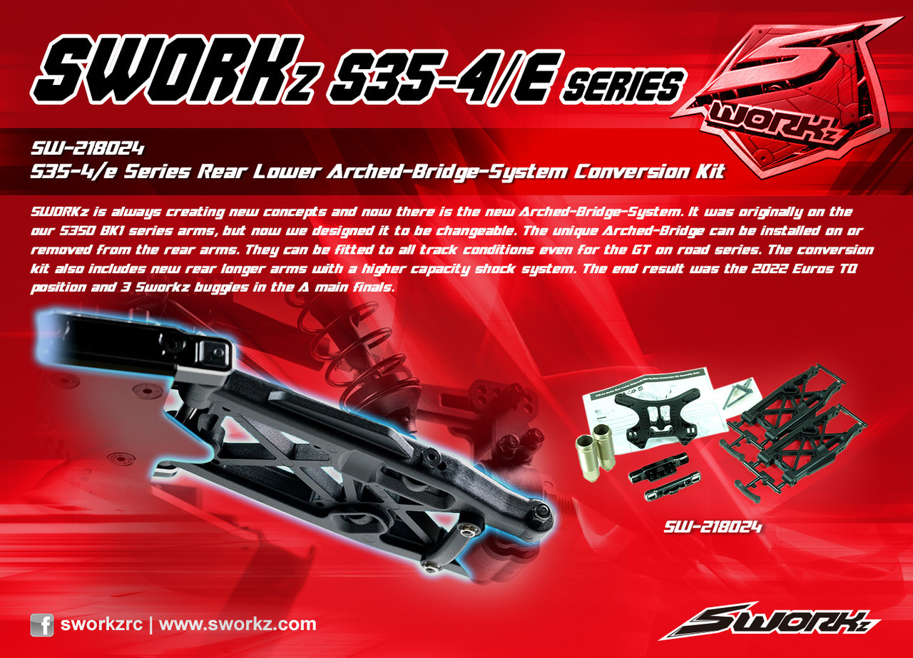 Sworkz S35-4/E Series Rear Lower Arched-Bridge-System U.S.