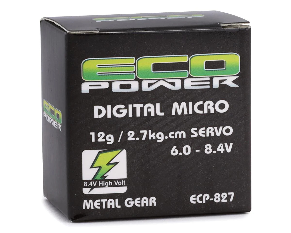 EcoPower 827 12g Digital Metal Gear Micro Servo (High Voltage