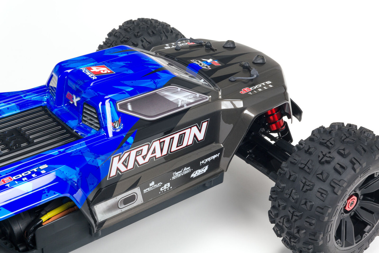 Arrma 1/10 KRATON 4X4 4S V2 BLX Speed Monster Truck RTR, Blue