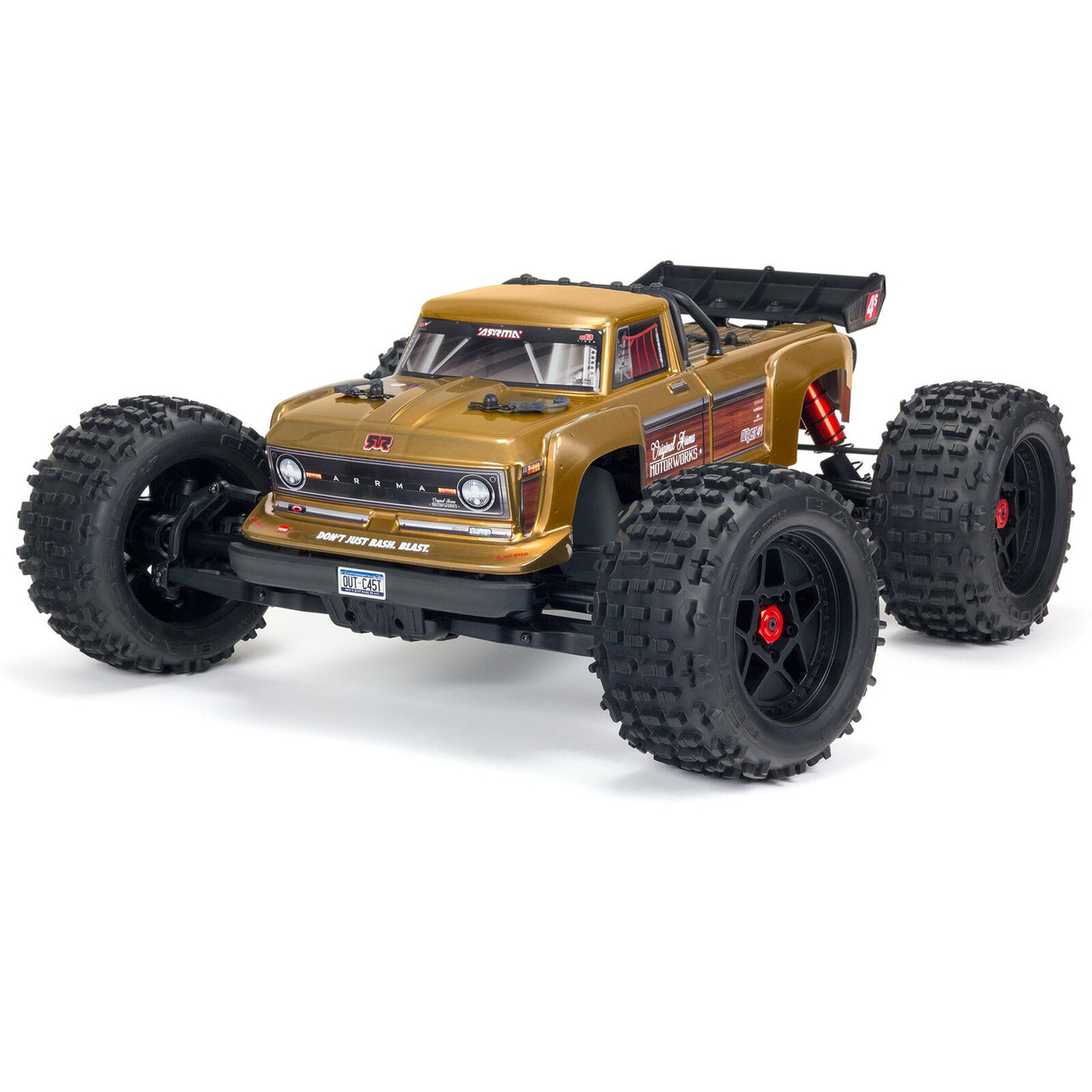 Arrma 1/10 OUTCAST 4X4 4S V2 BLX Stunt Truck RTR, Bronze - BeachRC.com