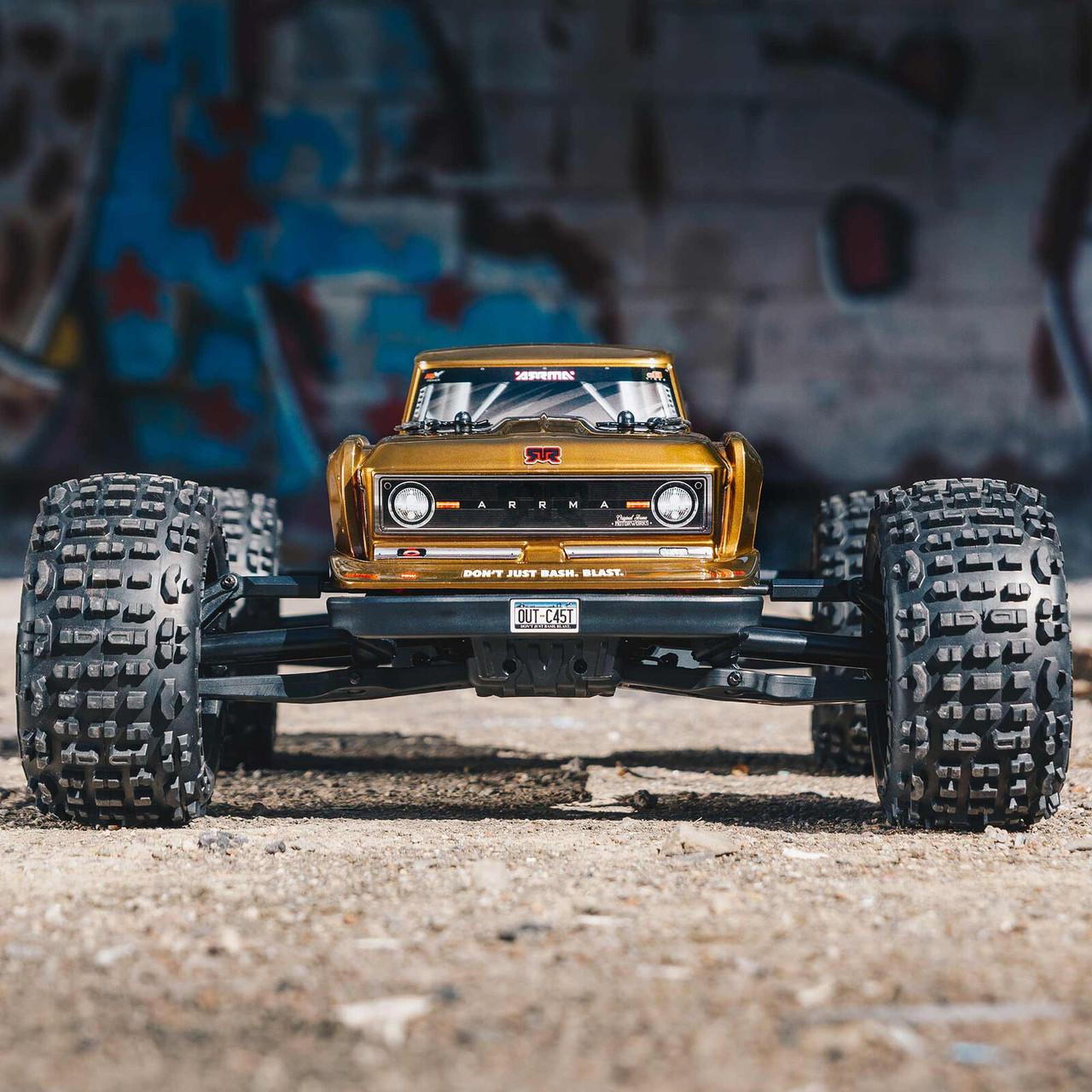 Arrma 1/10 OUTCAST 4X4 4S V2 BLX Stunt Truck RTR, Bronze - BeachRC.com