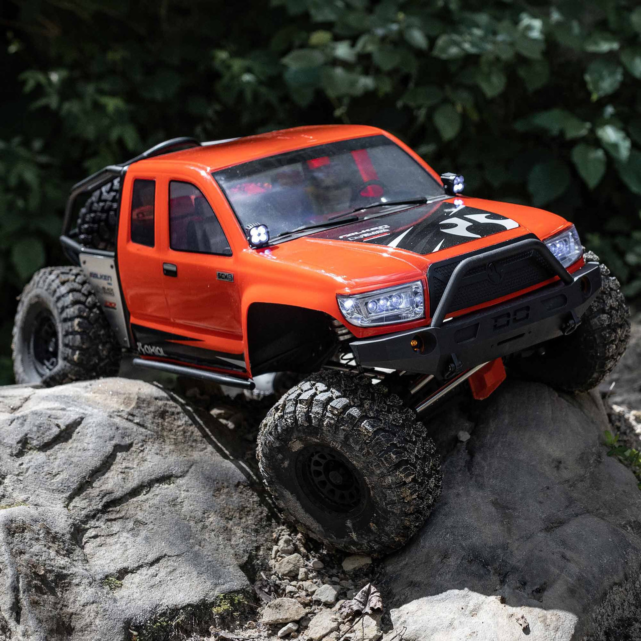 Paraurti Anteriore GPM In Alluminio Con Anelli D Per Axial SCX6 1/6 - Design A Punta