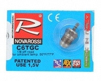 Novarossi "Turbo" 6 Long Body Ultra Glow Plug (Medium)