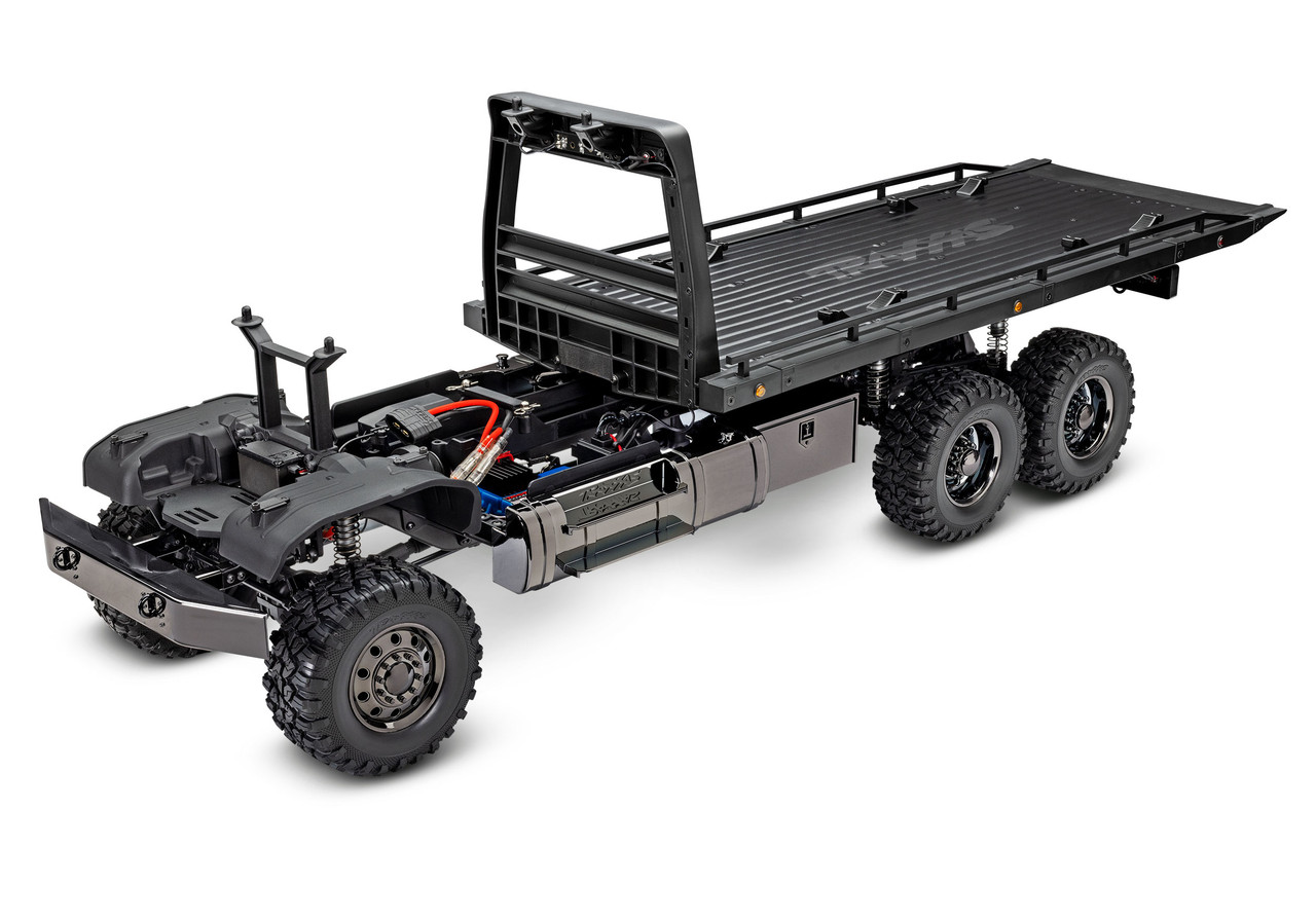 TRX-6® Ultimate RC Hauler: 1/10 Scale 6X6 Electric Flatbed Truck 