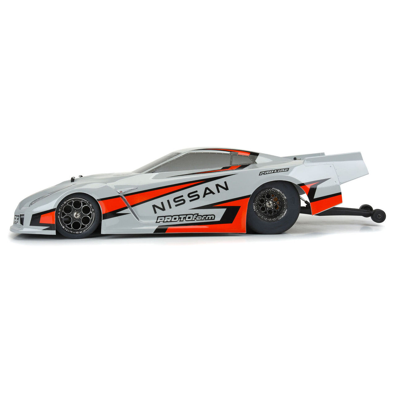 Protoform 1/10 Nissan GT-R R35 Pro Mod Tough-Color Gray Body: Drag