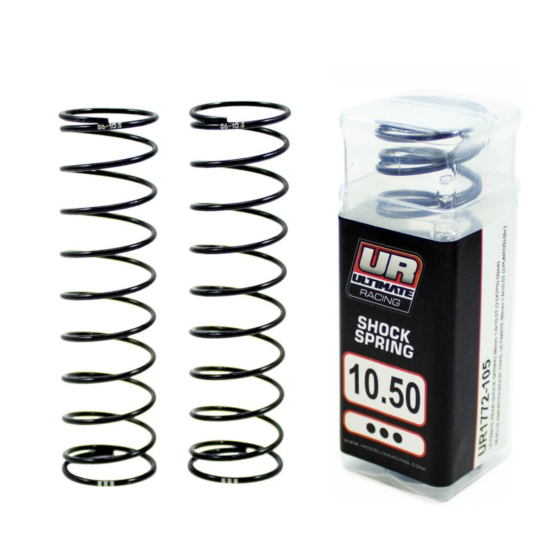 Ultimate Racing Rear Shock Springs (86MM 1.6/10.5T) (3 DOTS) (2PCS