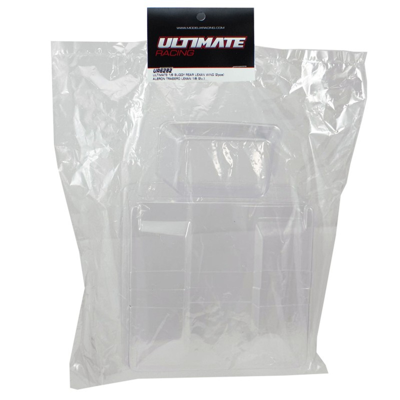 Ultimate Racing 1/8 Buggy Rear Lexan Wing (1.0mm) (Clear