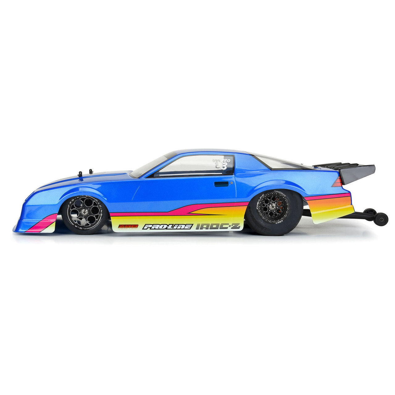 Pro-Line 1/10 Pre-Painted/Cut 1985 Chevy Camaro IROC-Z Blue Body