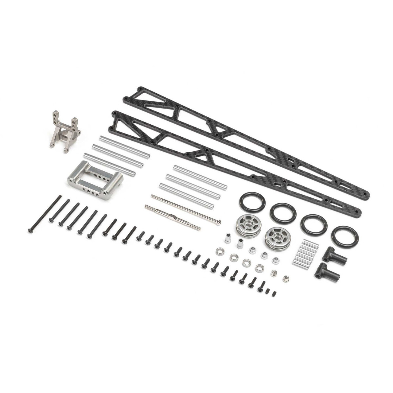 Losi Carbon Wheelie Bar, Complete: 22S Drag - BeachRC.com