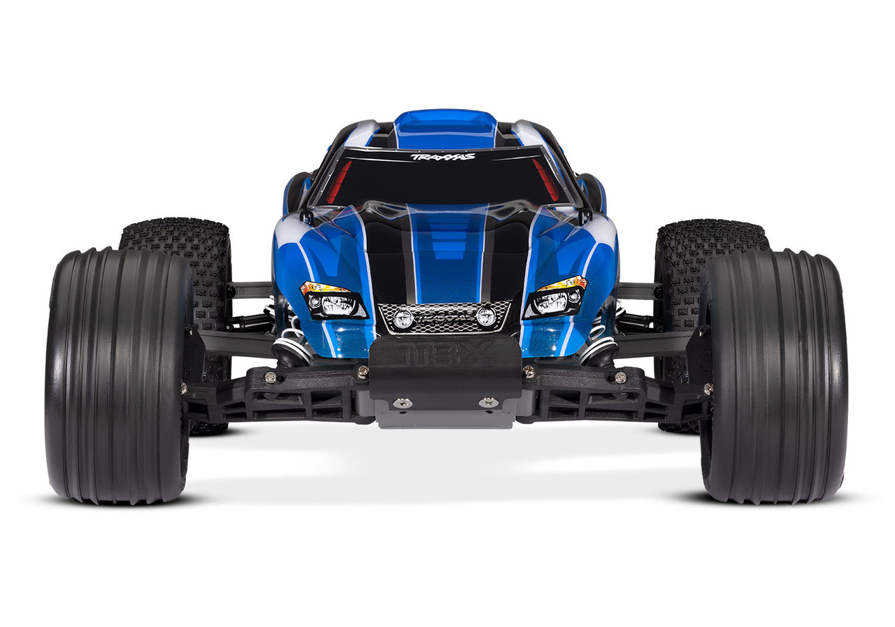 Traxxas Rustler 2wd 1/10 Scale Stadium Truck (Blue) - BeachRC.com Traxxas Rustler 2wd 1/10 Scale Stadium Truck (Blue) - BeachRC.com