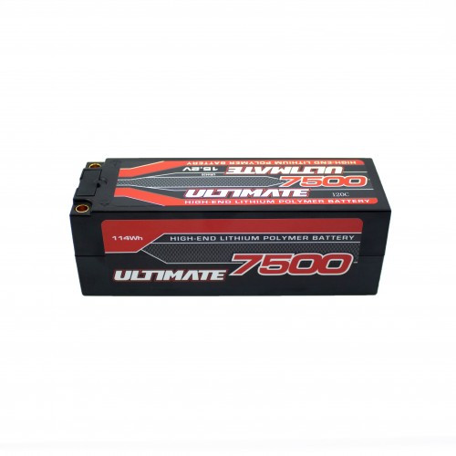2 Batterie DXF Performa Racing Graphene HV Lipo 6500mAh 15.2V 150C 4S Con Connettori 5mm