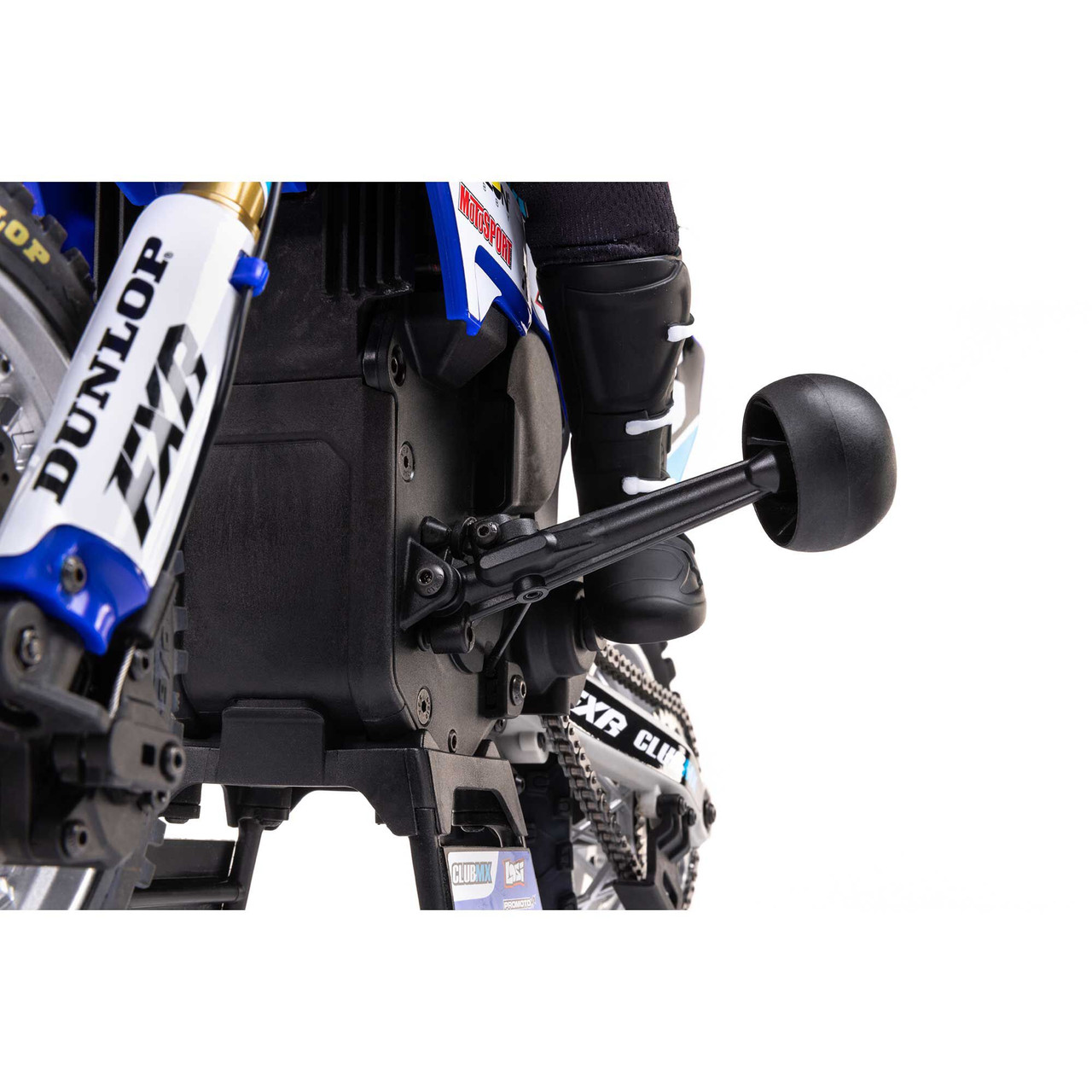 その他 Losi 1/4 bike DUNLOP 1/4 Dunlop Geomax MX14 V2 Bead CR4 Rear Tire MTD Black