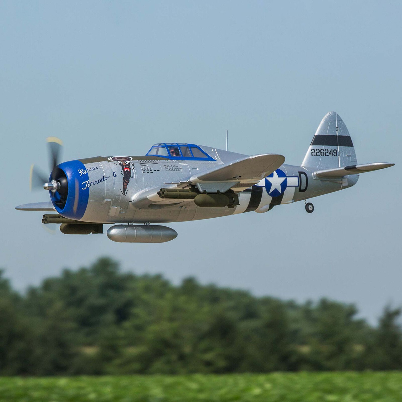 Eflite P-47 Razorback 1.2m BNF Basic with AS3X & SAFE Select